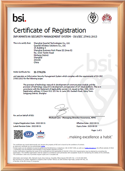 ISO/IEC 27001：信息安全管理体系